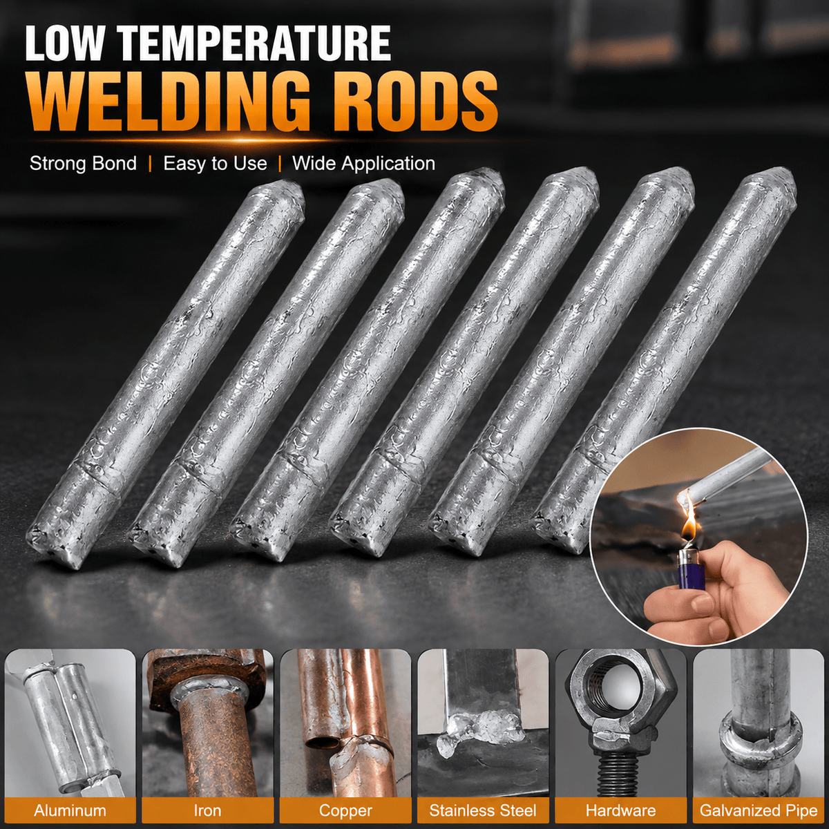 Universal Metal Repair Welding Rods