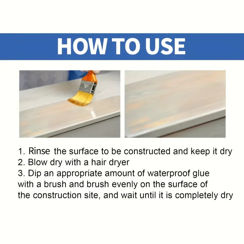 Invisible Waterproof Sealant Glue with Brush