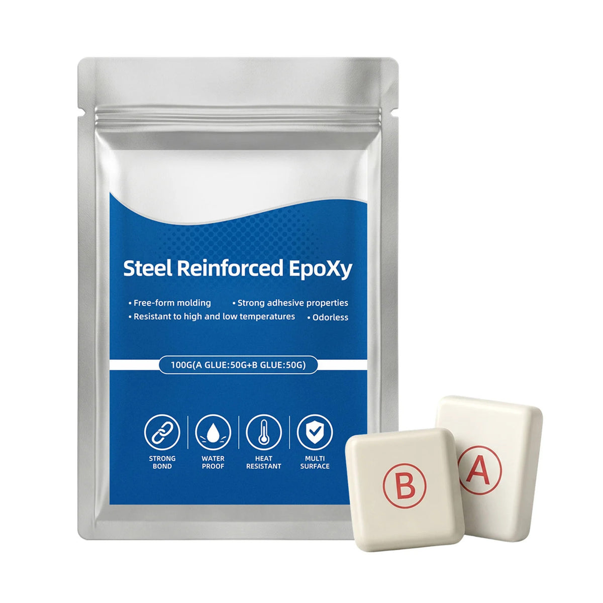 Strong Steel-Reinforced Epoxy Putty