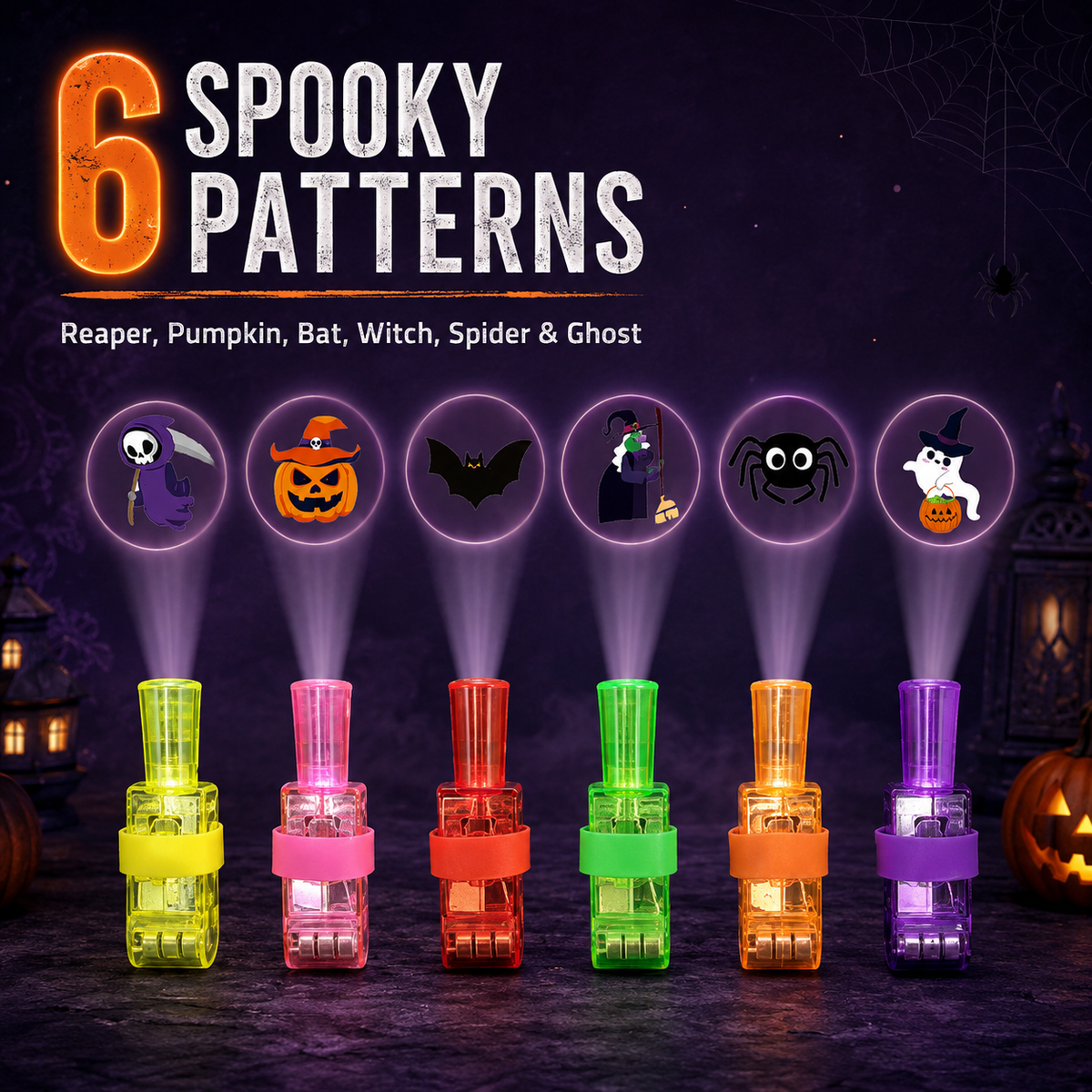 Halloween Finger Projector Lights 36 Pcs - image 3