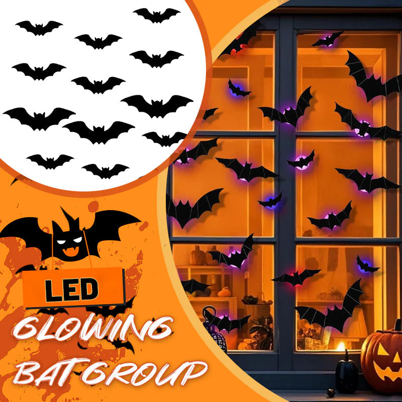 LED Glowing Bats Set - image 1
