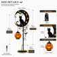 Solar Pumpkin Moon Garden Stake Light - image 7