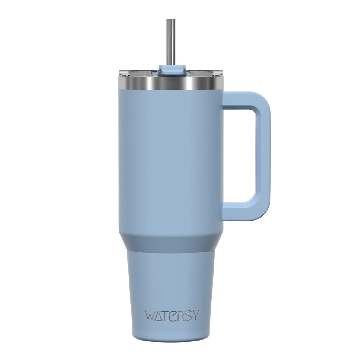 Glass with lid and straw