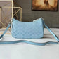 NWT Coach Teri shoulder Bag signature Chambray Light Blue CH139 New Outlet
