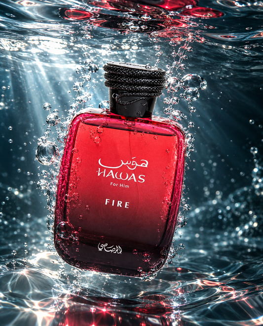 Rasasi Hawas Fire Eau de Parfum 100ml – Spicy Amber Woody Fragrance for Men