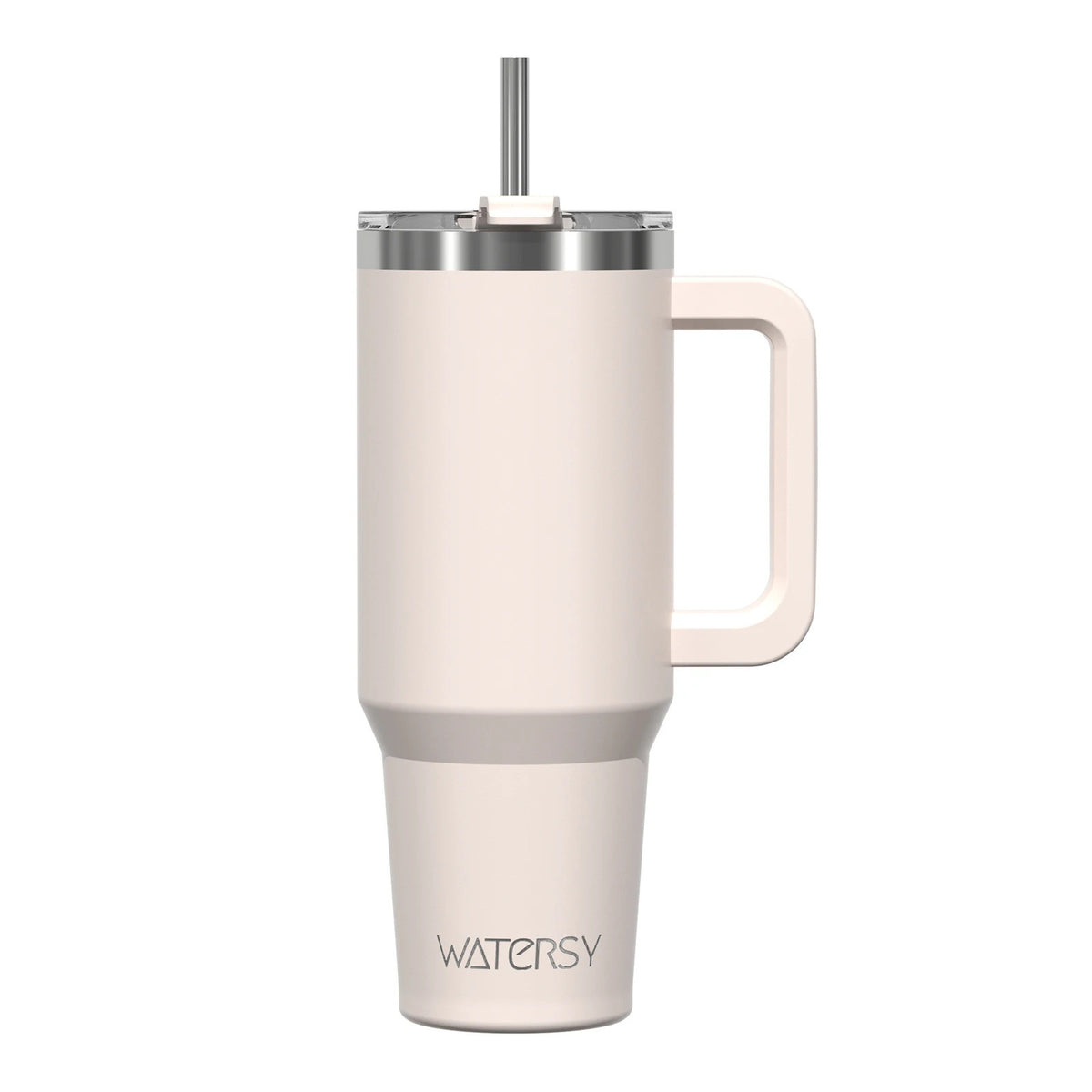 Glass with lid and straw