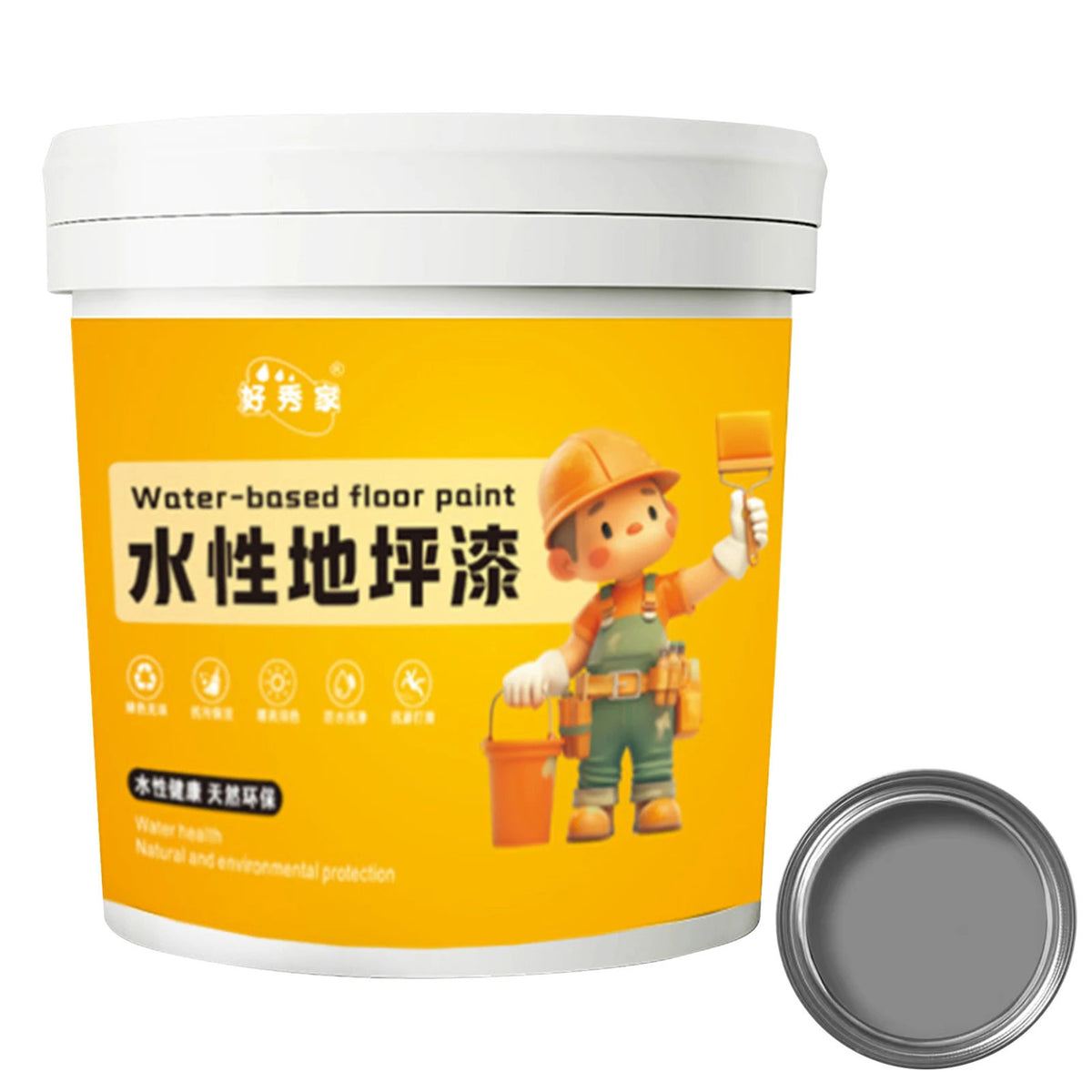 300g Water Based Floor Repair Paint Safe Ingredients Garage Floor Paint For Warehouse