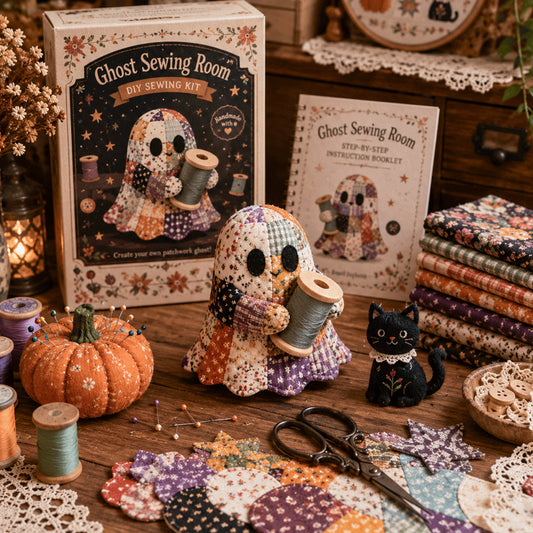 Cozy Ghost DIY Patchwork Sewing Kit - image 1