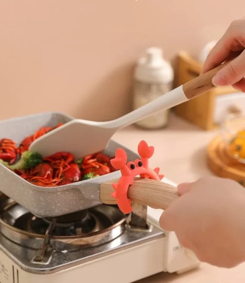 6PCS Multifunctional Spatula Holder Crab