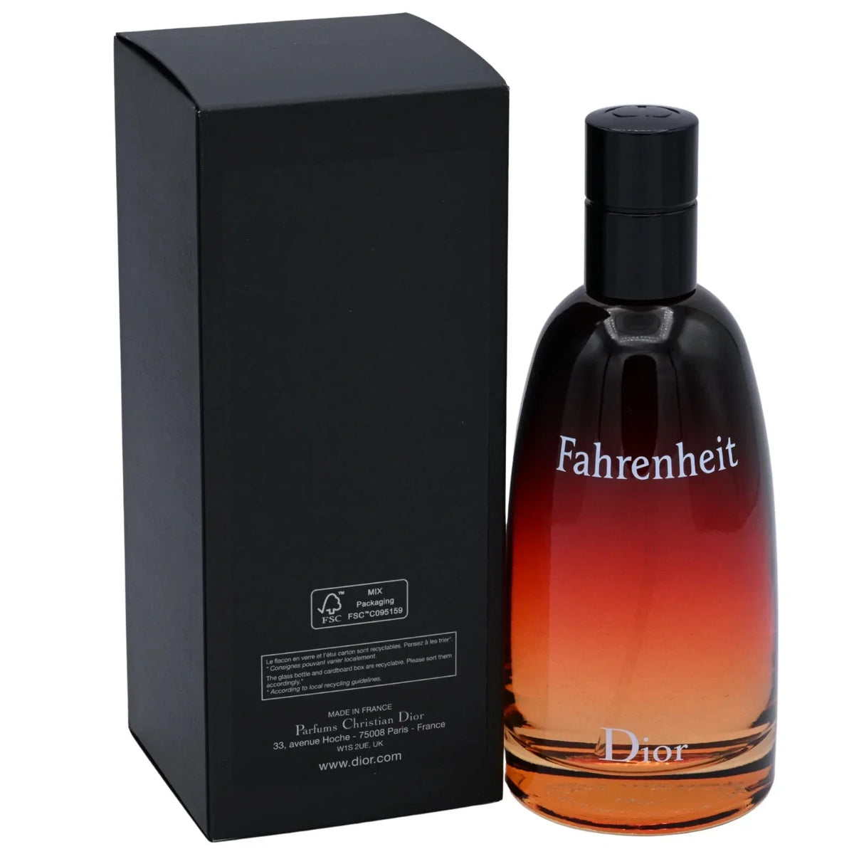 Christian Dior Fahrenheit EDT for Men – 3.4 oz / 100 ml – New in Box