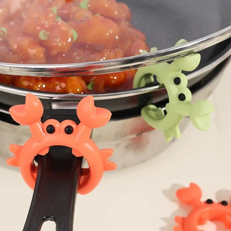 6PCS Multifunctional Spatula Holder Crab