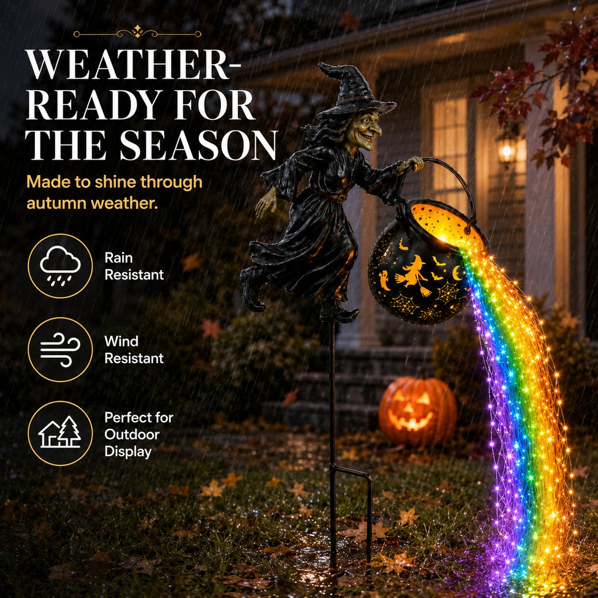 Witch Potion Waterfall Garden Light - image 4