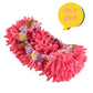 2pcs Multifunction Floor Dust Cleaning Slippers