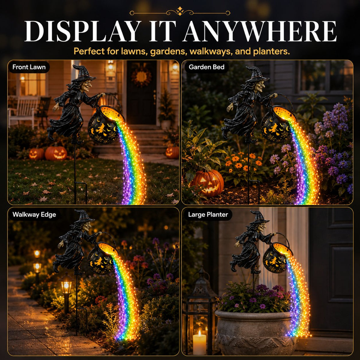 Witch Potion Waterfall Garden Light - image 6