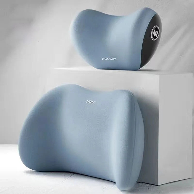 Car Seat Neck Pillow Adjustable Lumbar Support Headrest