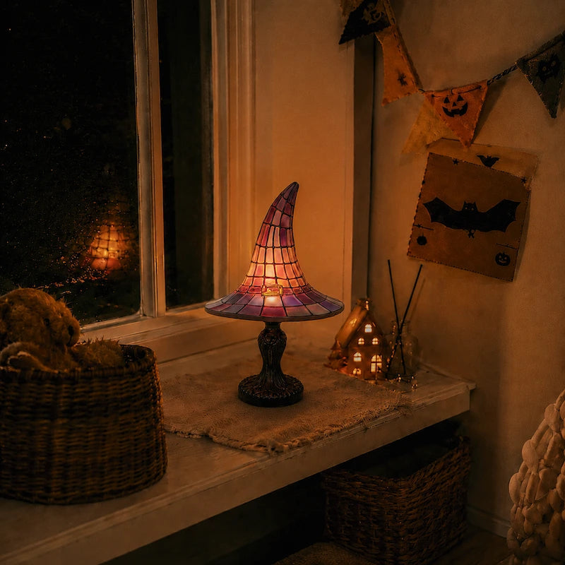 Witch Hat Mosaic Table Lamp - image 10