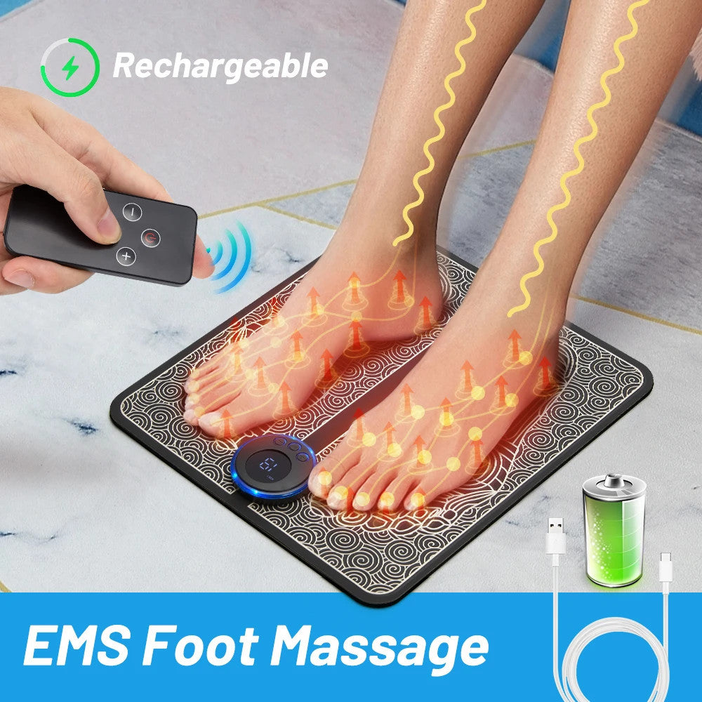 Electric Ems Foot Massager Pad