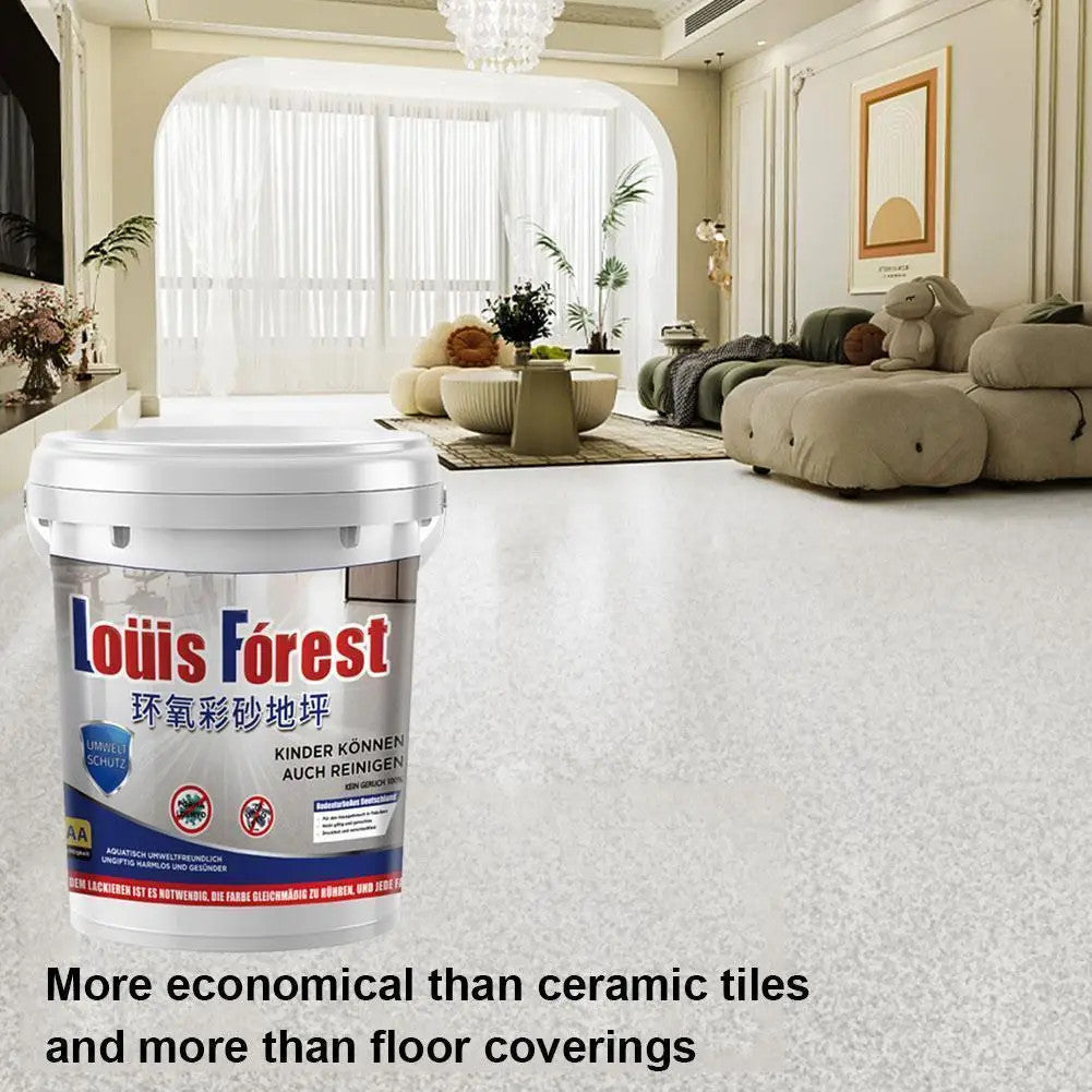 High-Gloss Marble Effect Epoxy Floor Coating