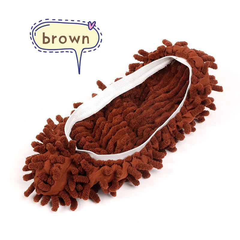 2pcs Multifunction Floor Dust Cleaning Slippers