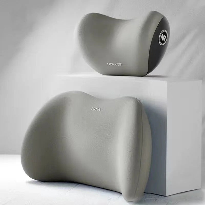 Car Seat Neck Pillow Adjustable Lumbar Support Headrest