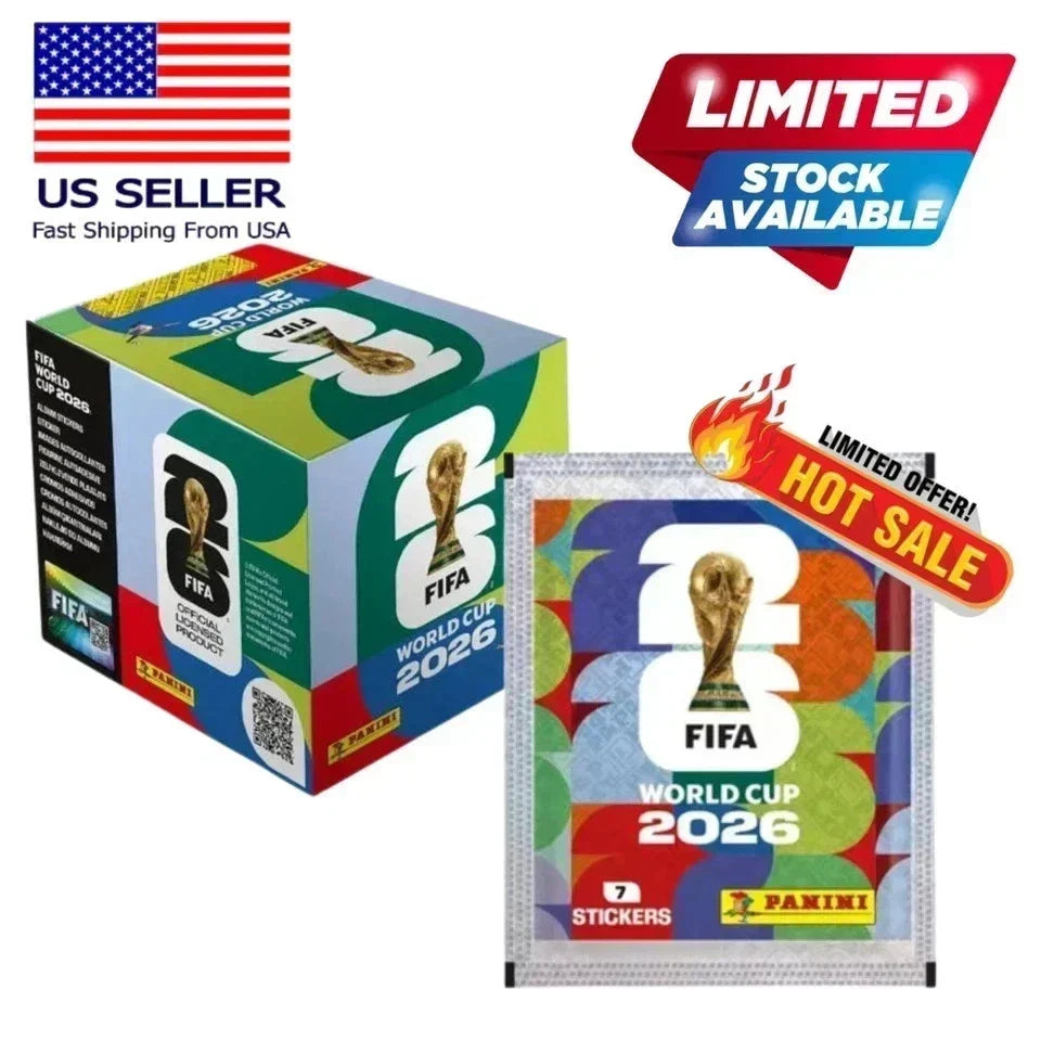 FIFA World Cup 2026 Panini Collection Box of 50 Packs 350 Stickers