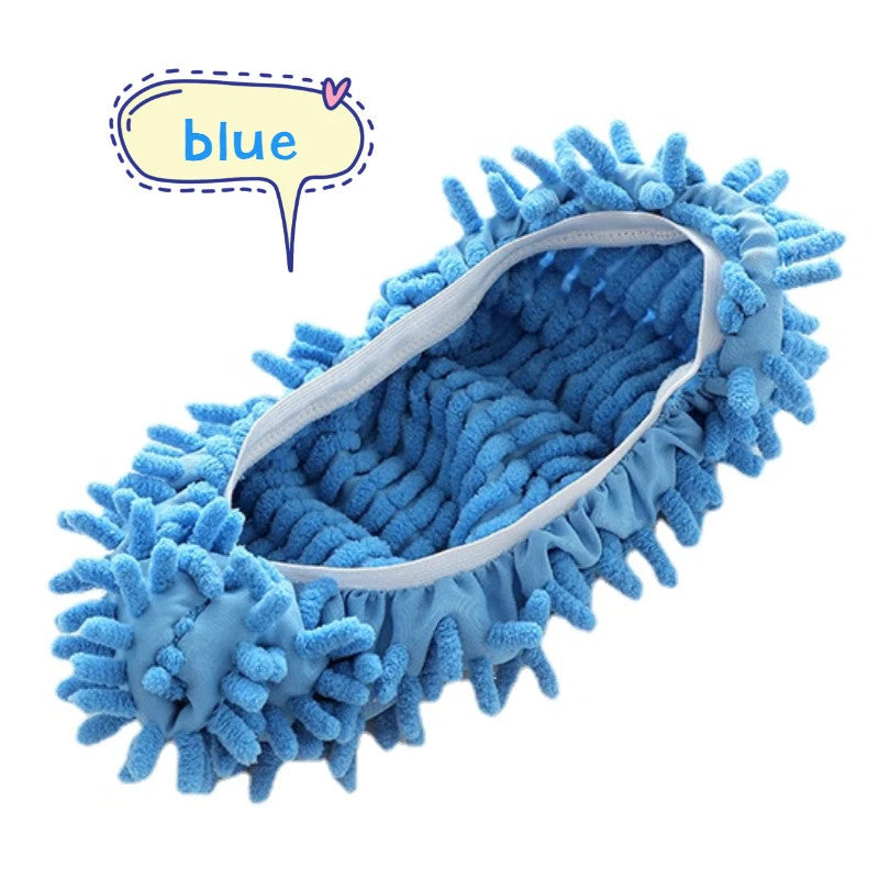 2pcs Multifunction Floor Dust Cleaning Slippers