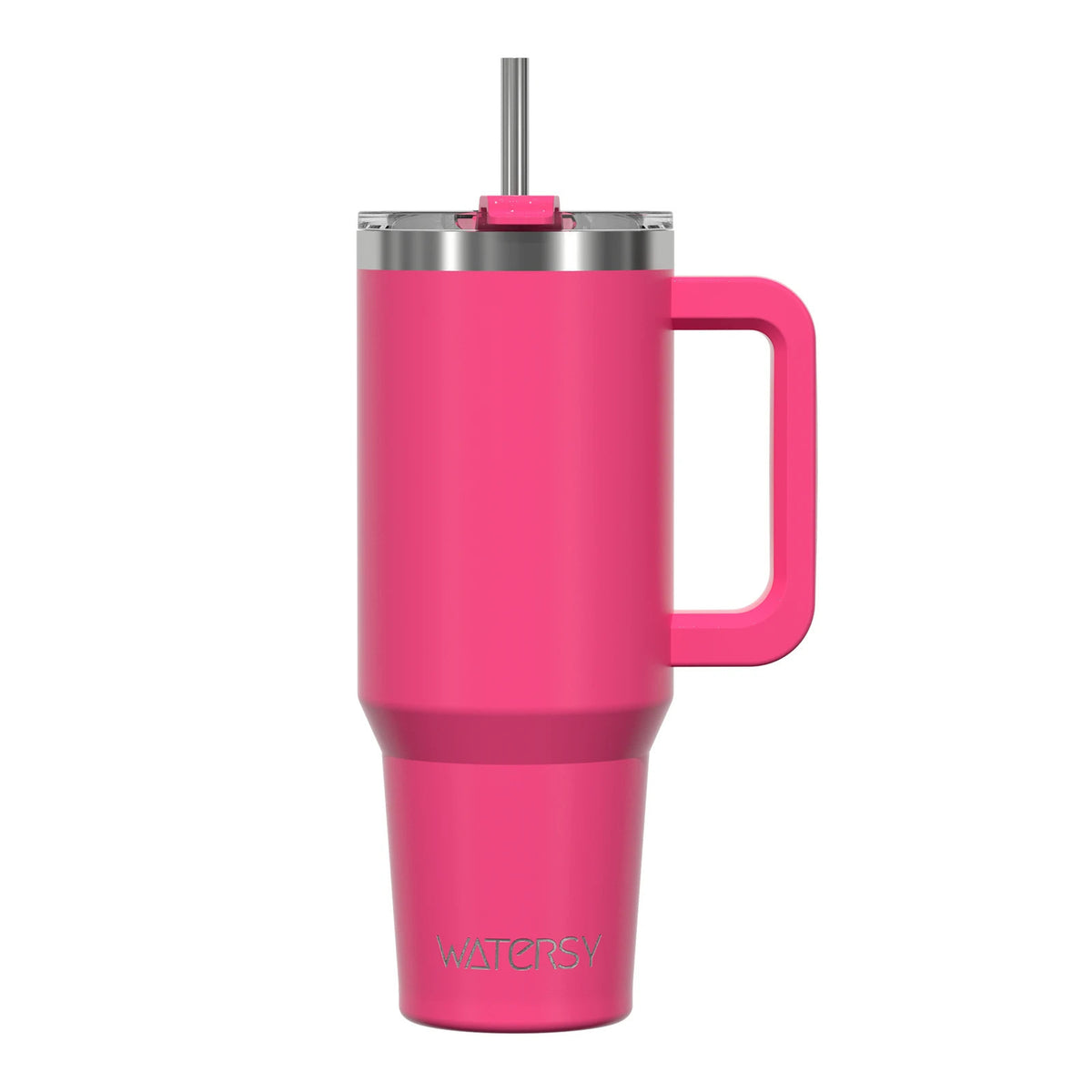 Glass with lid and straw