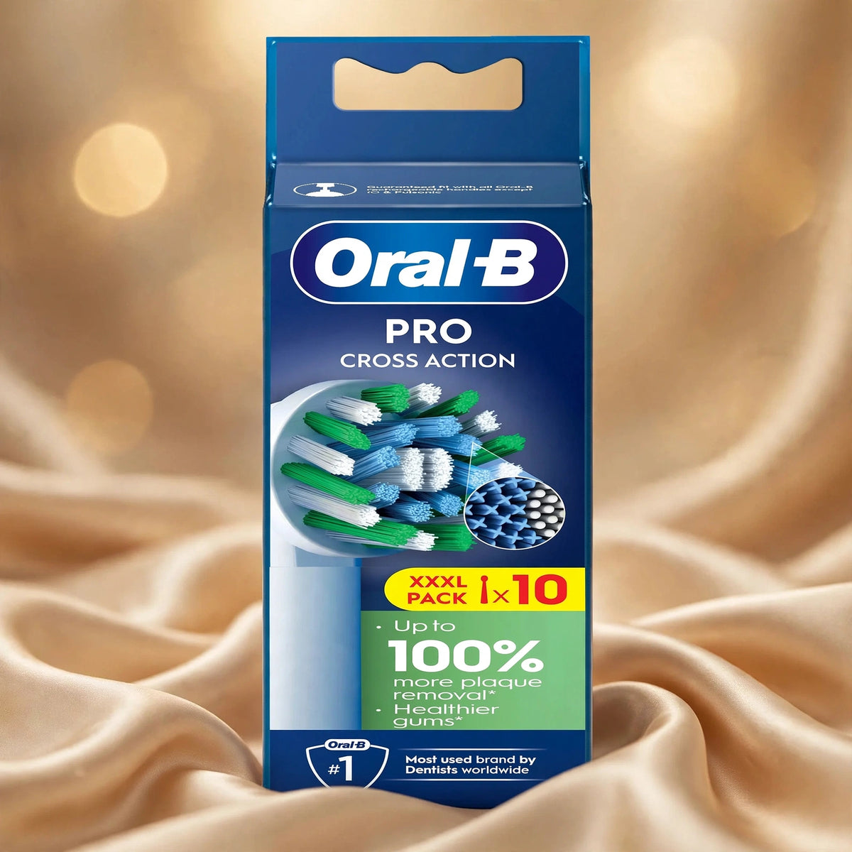 Oral-B Pro Cross Action Electric Toothbrush Replacement Heads Pack of 10