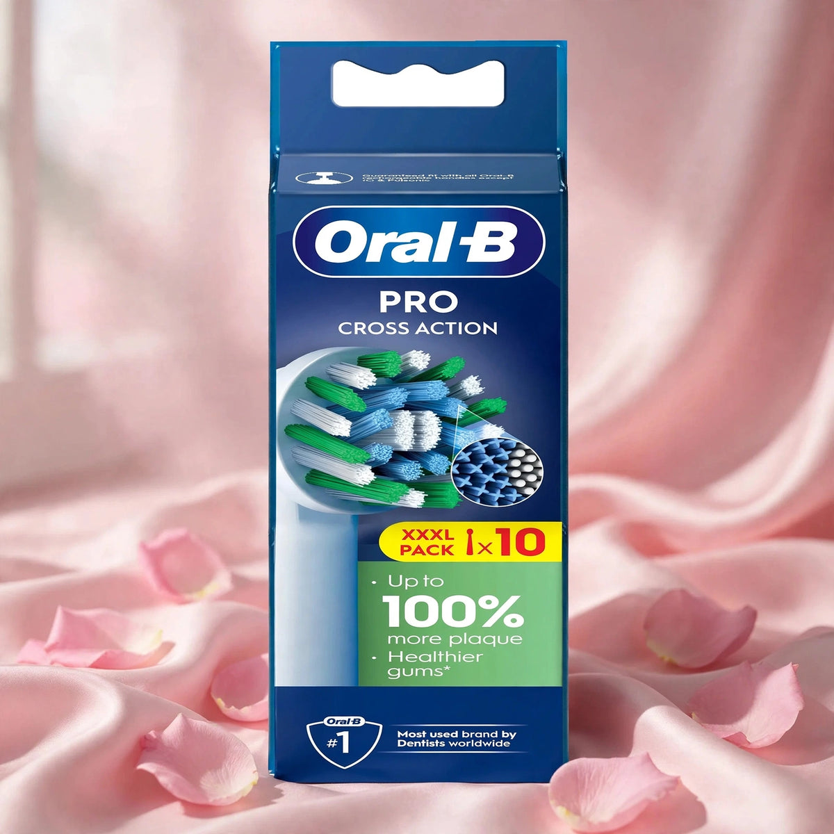 Oral-B Pro Cross Action Electric Toothbrush Replacement Heads Pack of 10
