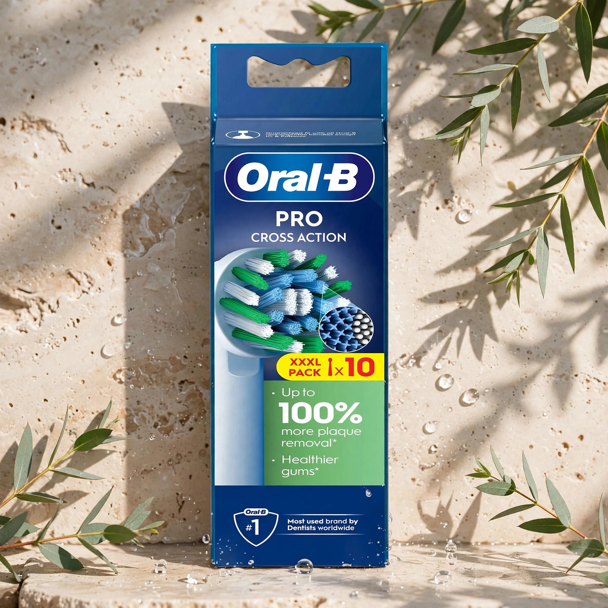Oral-B Pro Cross Action Electric Toothbrush Replacement Heads Pack of 10