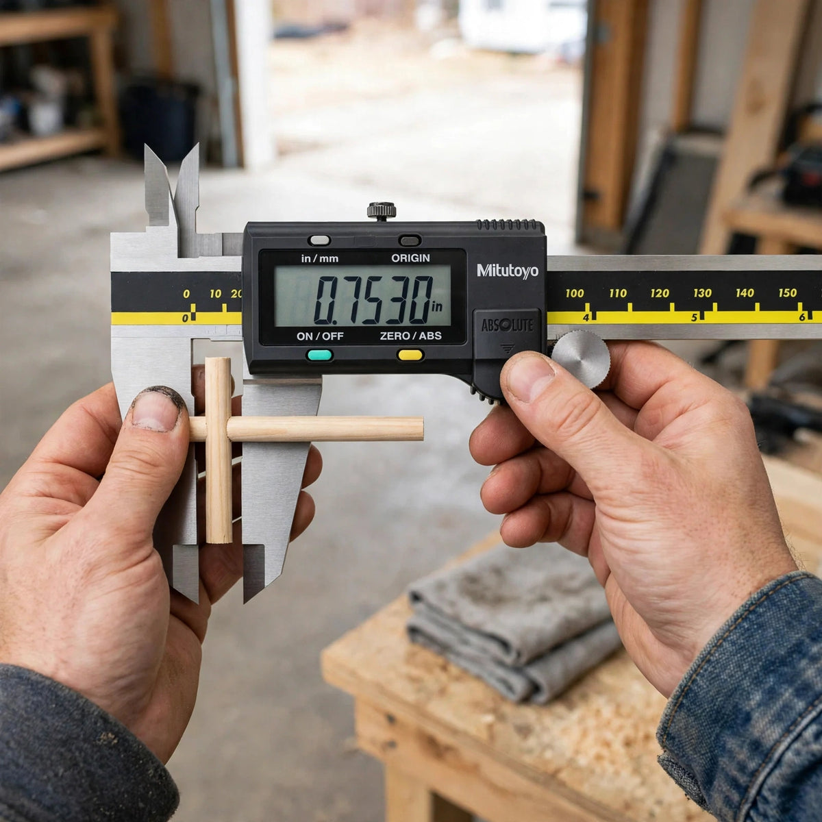 Mitutoyo 500-196-30 Digimatic 0-6 inch Digital Vernier Caliper Absolut - howto