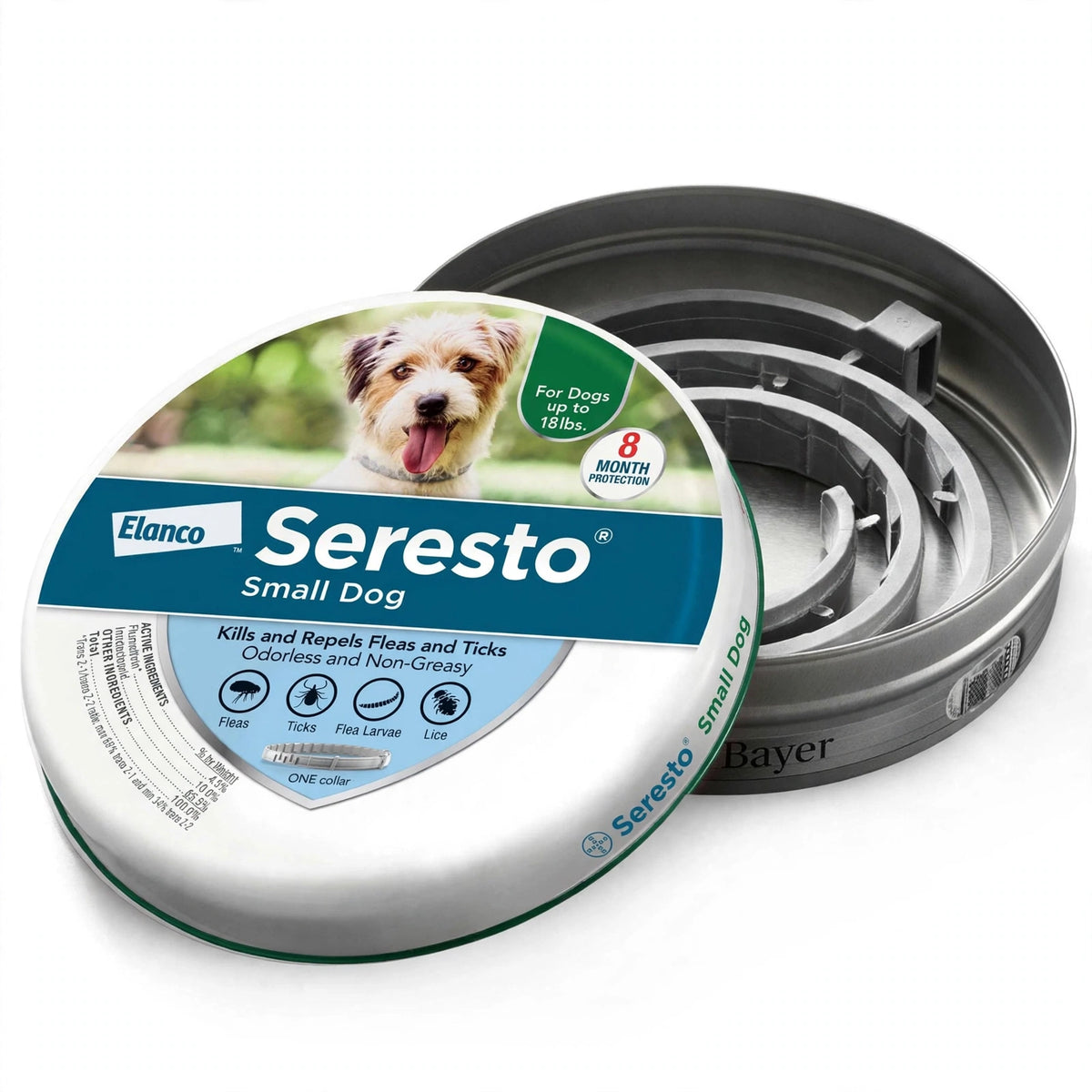 Seresto Elanco Flea & Tick Collar Small Dogs - closeup