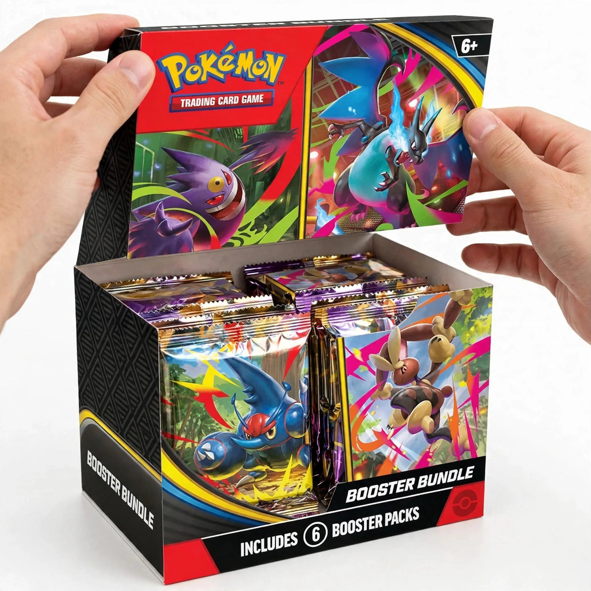 Pokemon TCG Evolutions Phantasmal Flames Booster Bundle (6 pack) - howto
