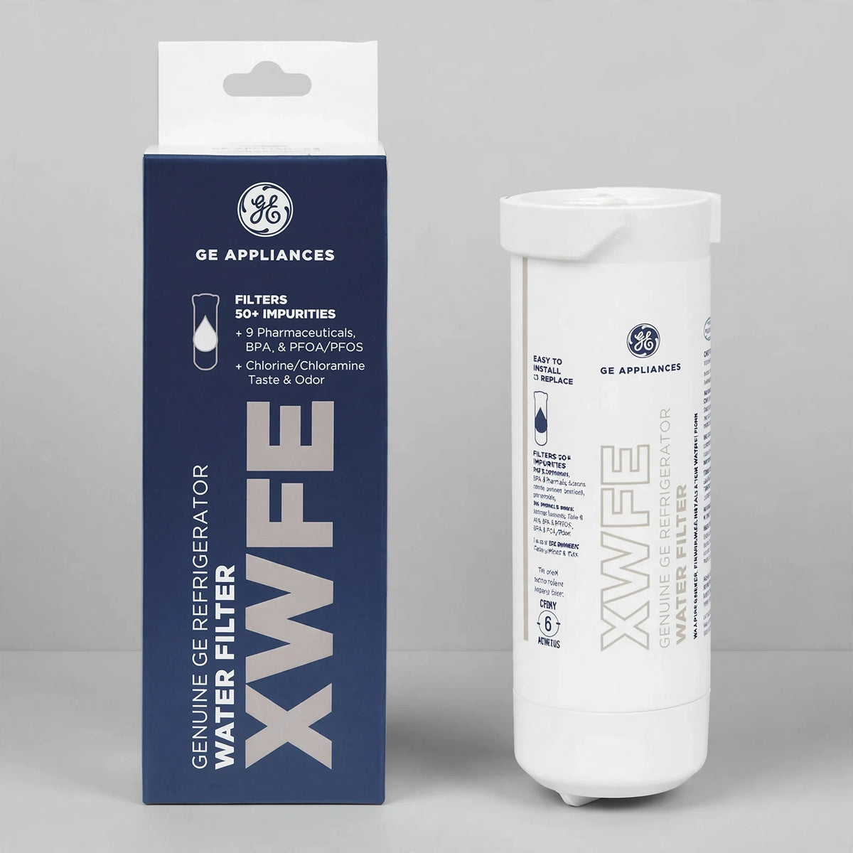 GE XWFE Genuine Refrigerator Water Filter - studio