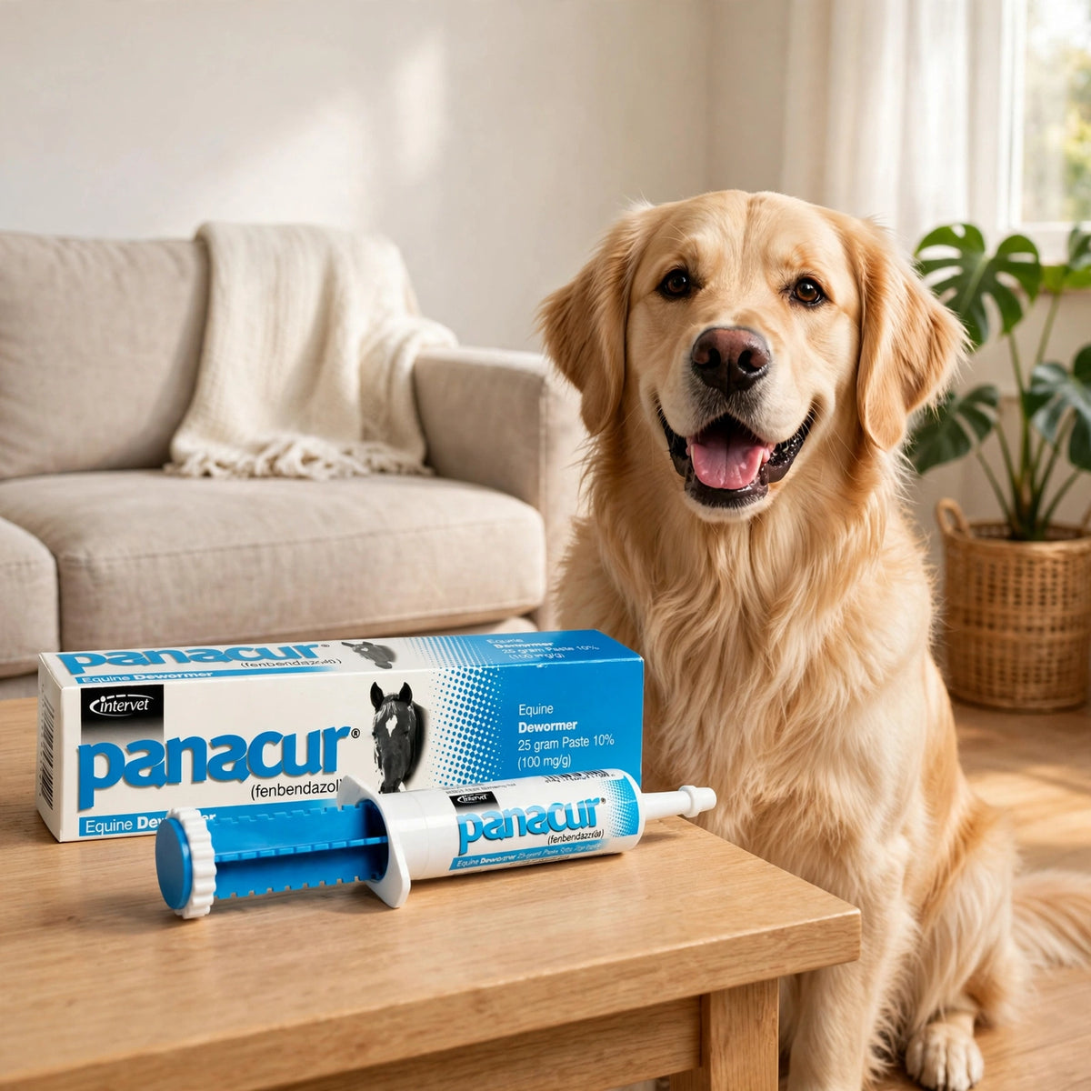 Panacur Dewormer Horse Paste 10%, 100mg | Single - happypet
