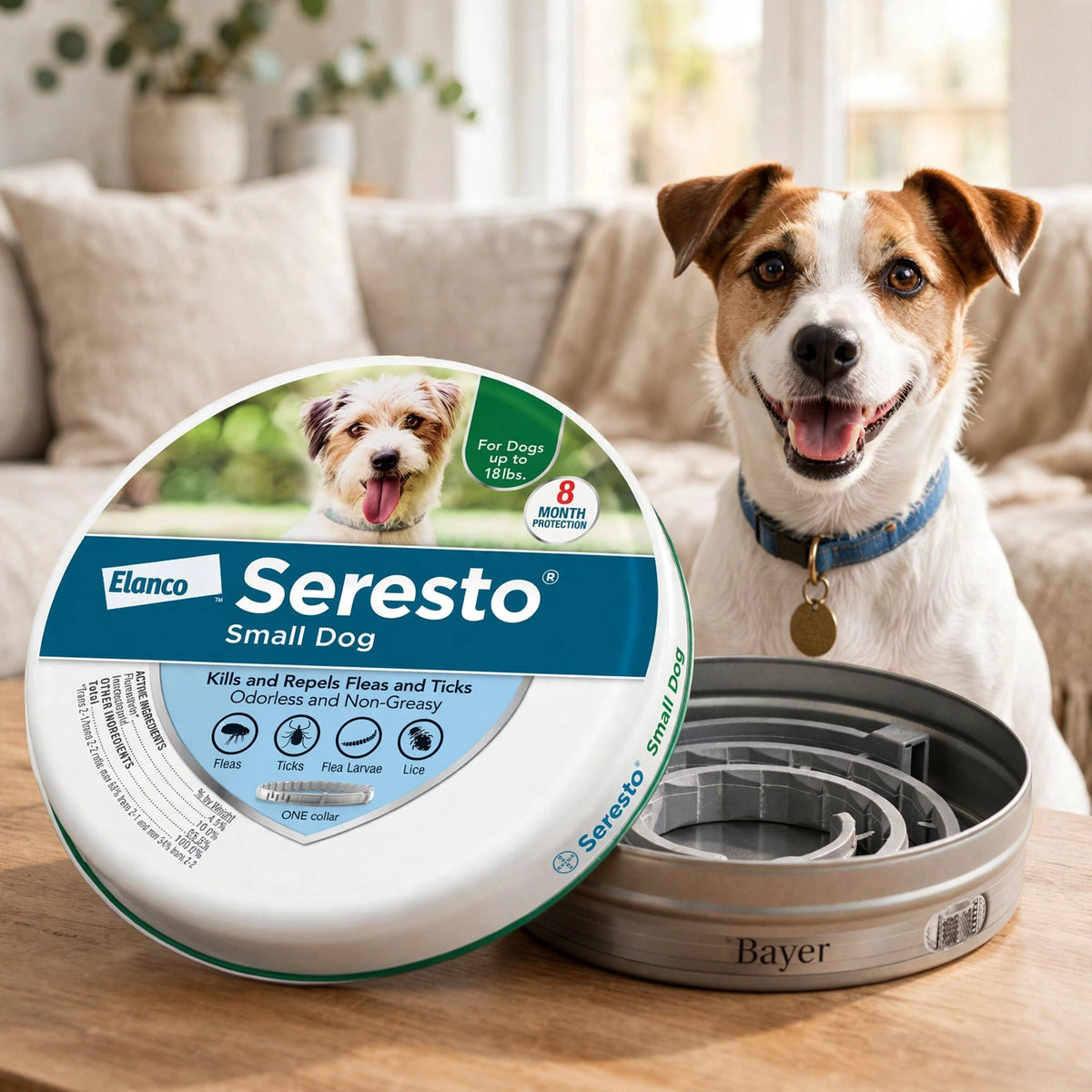 Seresto Elanco Flea & Tick Collar Small Dogs - happypet