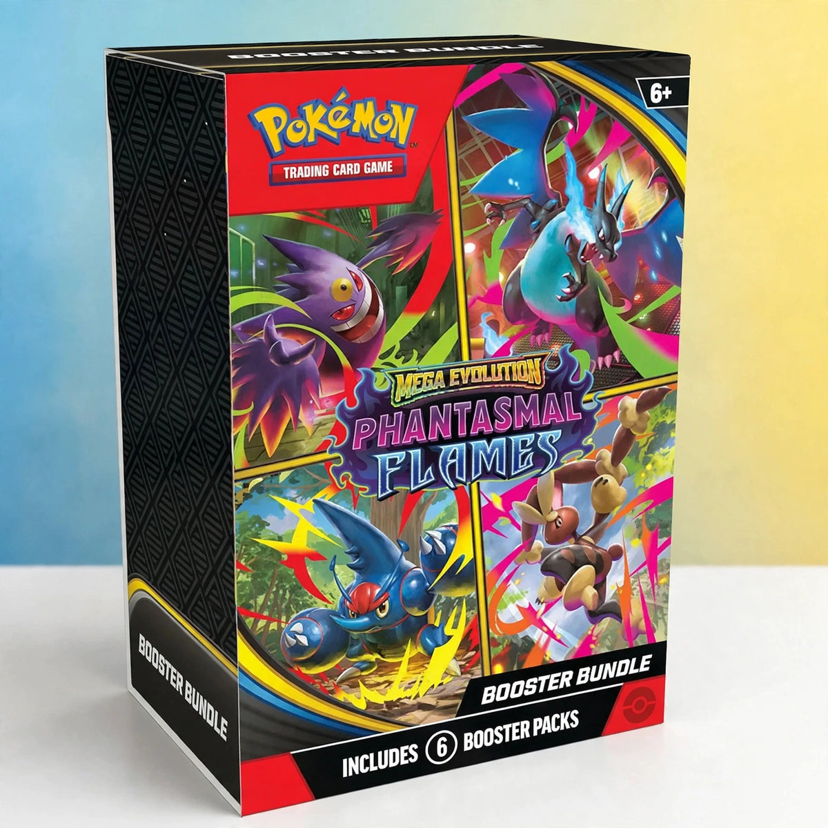 Pokemon TCG Evolutions Phantasmal Flames Booster Bundle (6 pack) - bright