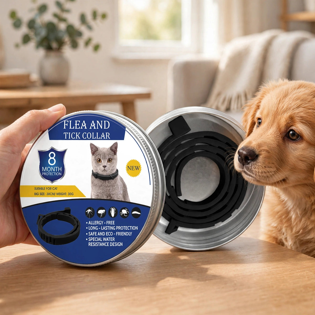8 Month Flea & Tick Prevention Collar for Cat Vet-Recommended - howto