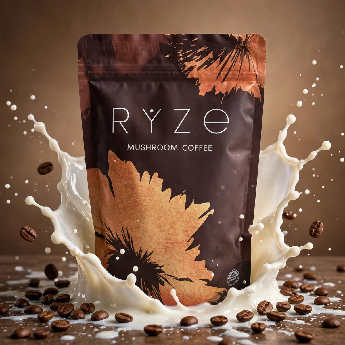 Organic Ryze MUSHROOM MATCHA COFFEE 180g- 30 Servings Instant Coffee 6 - splash