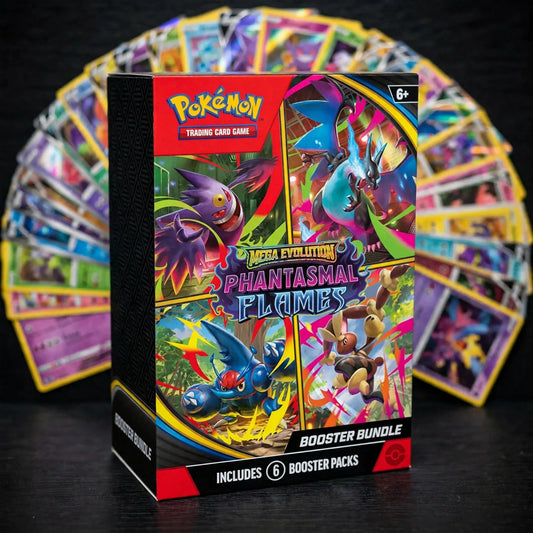 Pokemon TCG Evolutions Phantasmal Flames Booster Bundle (6 pack) - display