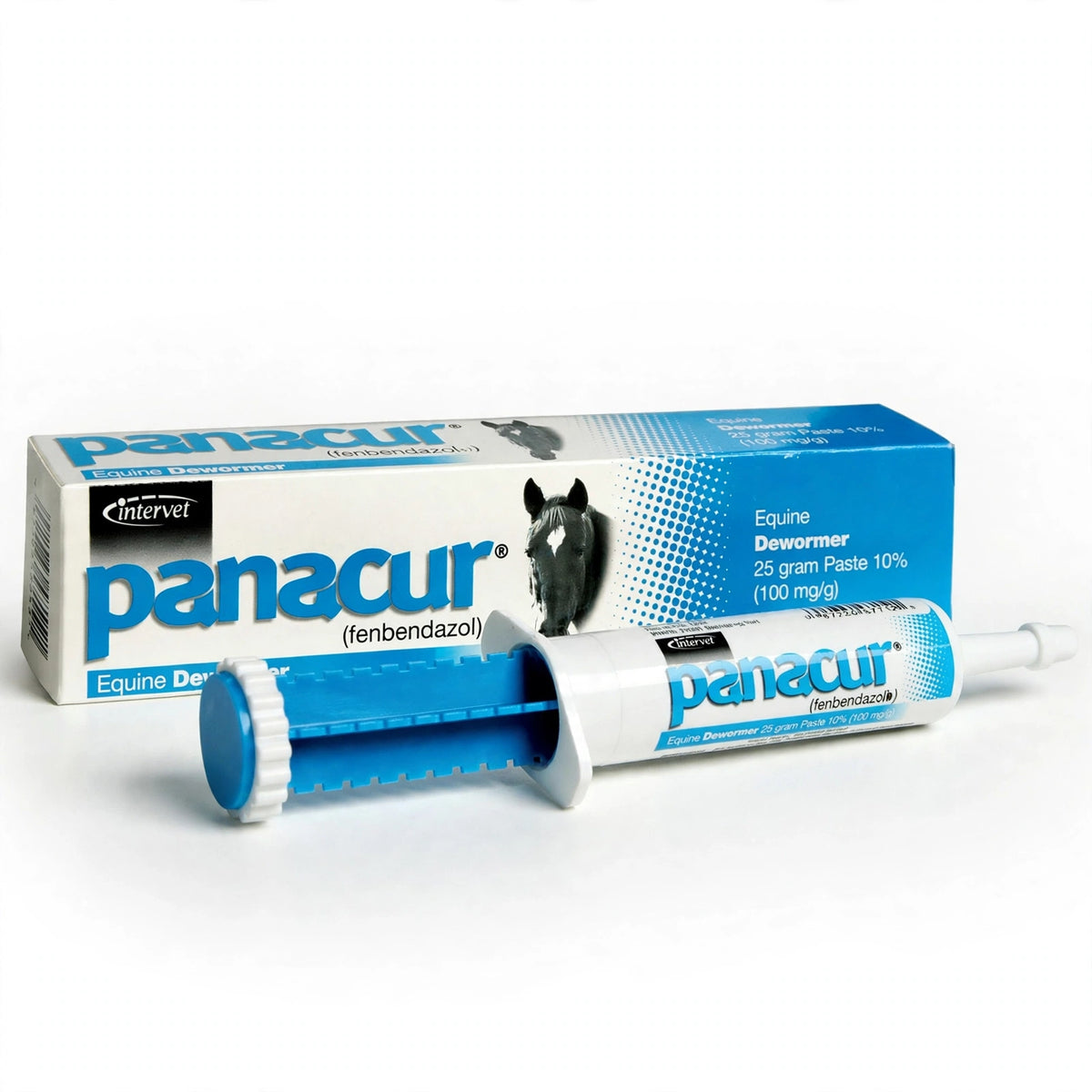 Panacur Dewormer Horse Paste 10%, 100mg | Single - closeup