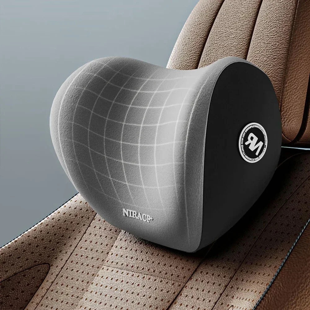 Car Seat Neck Pillow Adjustable Lumbar Support Headrest