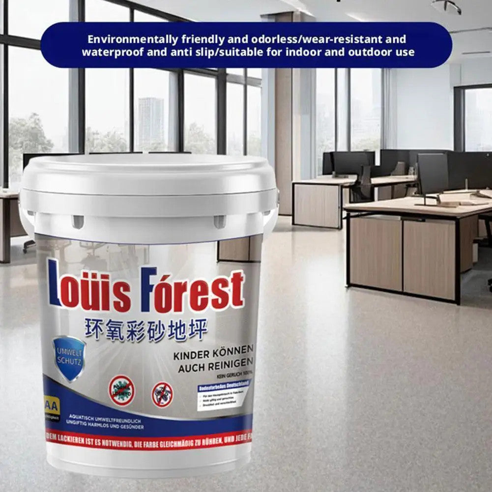 High-Gloss Marble Effect Epoxy Floor Coating