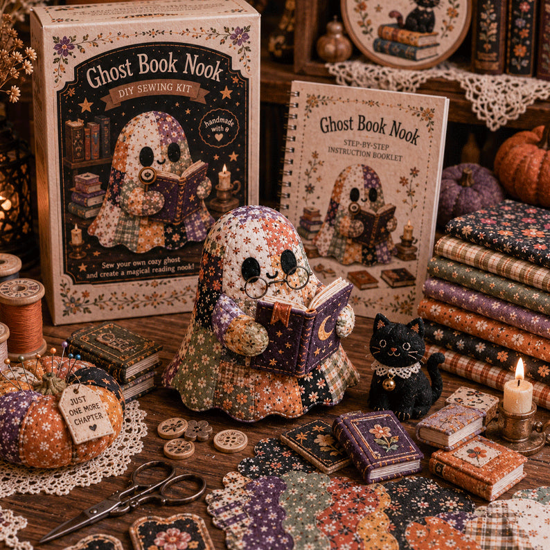 Cozy Ghost DIY Patchwork Sewing Kit - image 4
