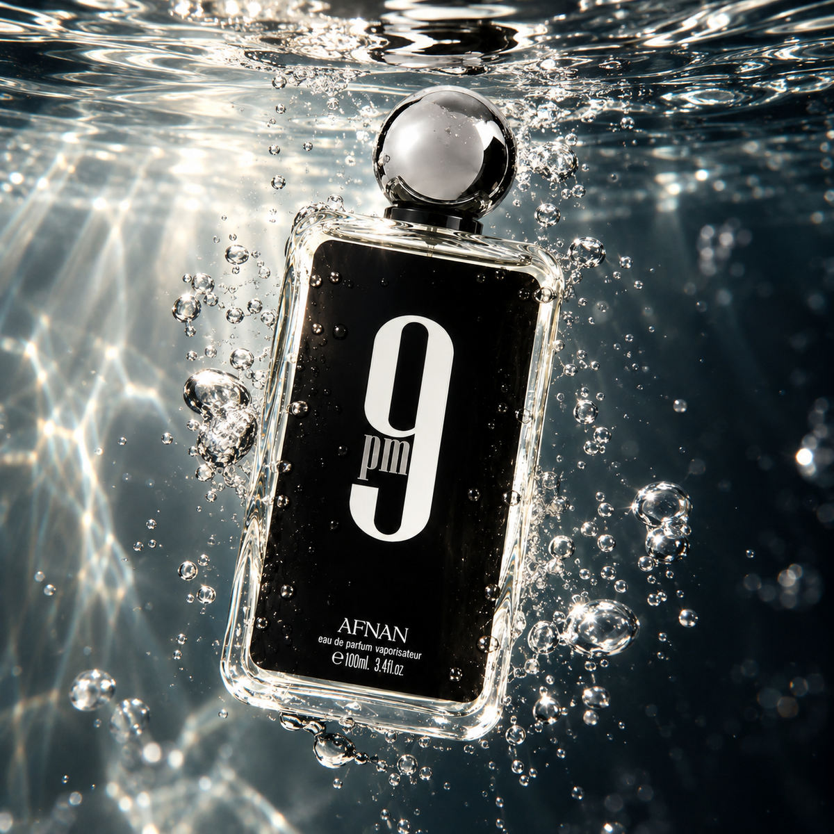 9 pm by Afnan 3.4 oz EDP Cologne for Men New In Box