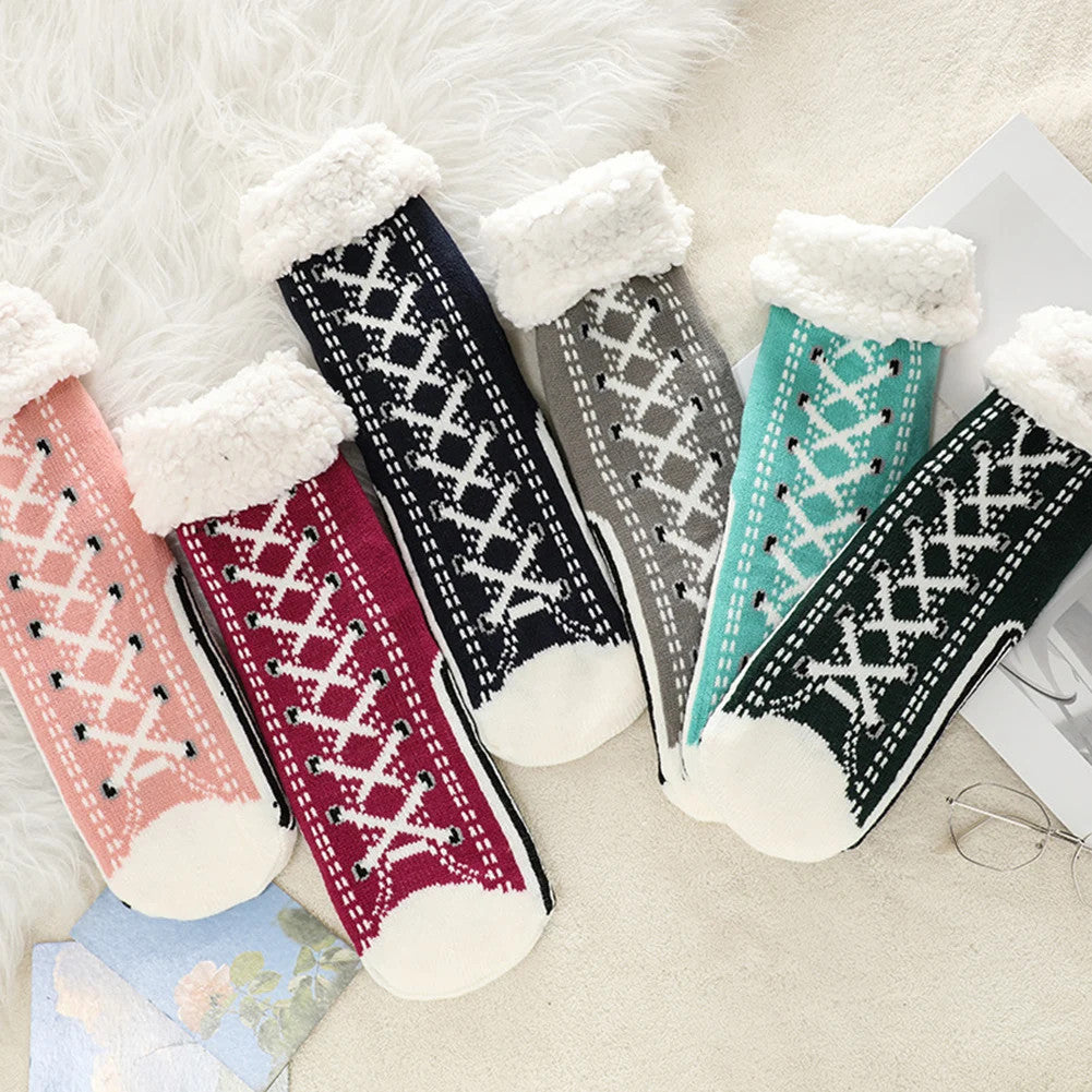 Cozy Fuzzy Slipper Socks