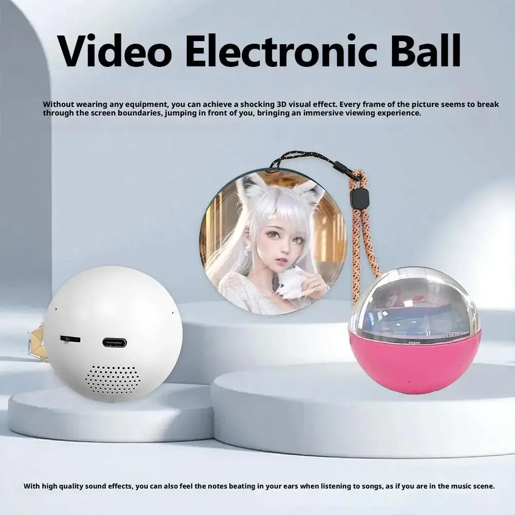 3D Crystal Ball Video Lamp