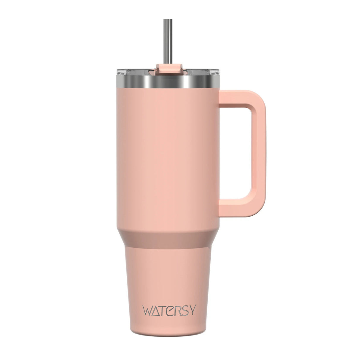 Glass with lid and straw