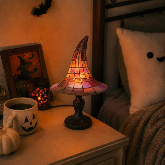 Witch Hat Mosaic Table Lamp - image 2