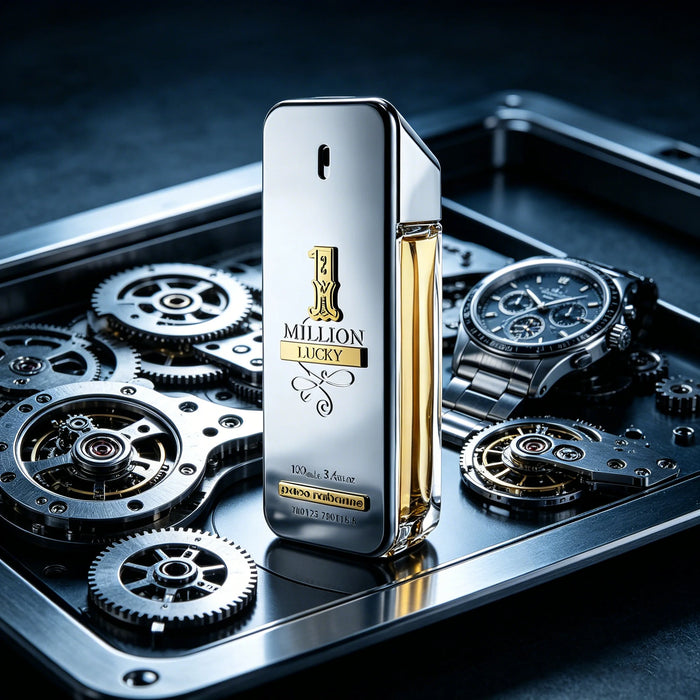 Lucky Gold Eau de Toilette for Men – Woody Aromatic Fragrance, 3.4 oz